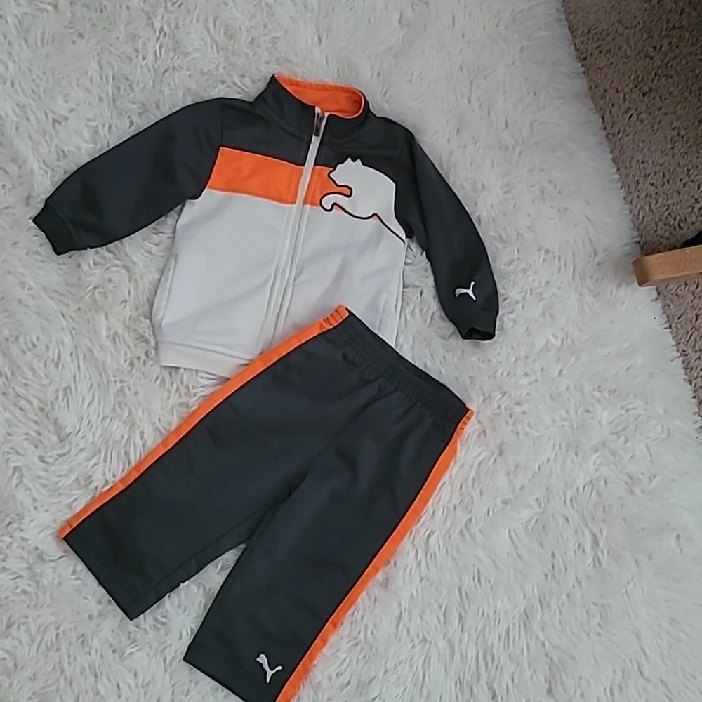 PUMA Matching Track Set Size 6-9 Months Gender Neutral